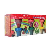 FABER CASTELL MODELLING DOUGH6 ASSORTED SHADES